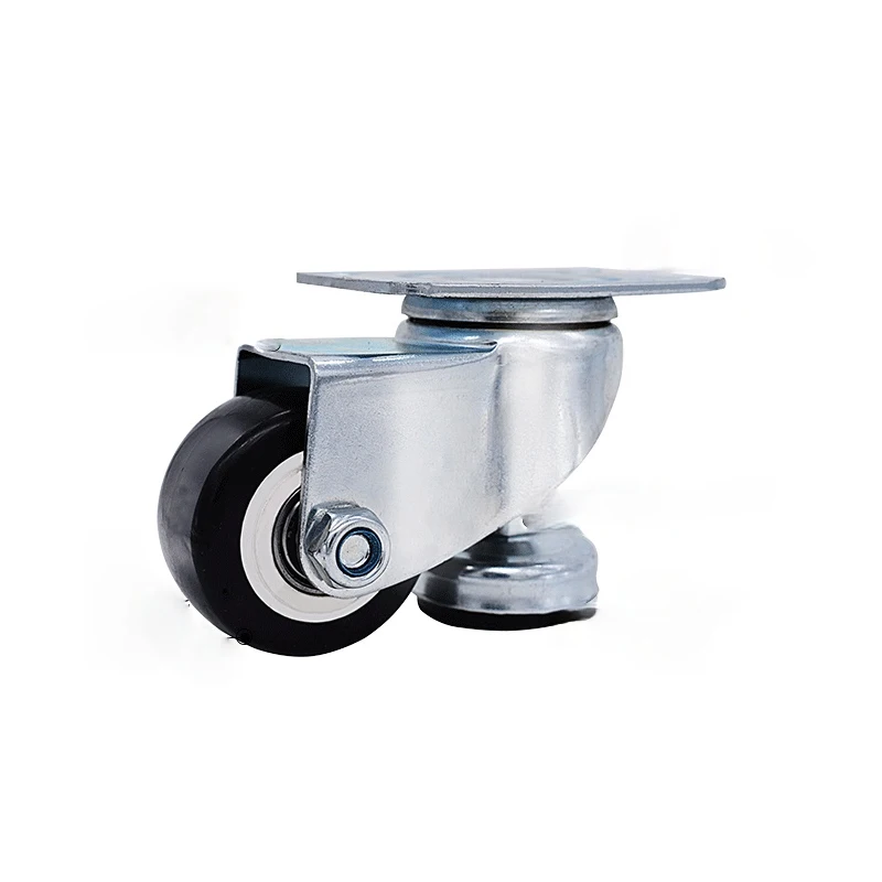 2 inch level regulating wheel height 9cm industry enclosure wheel diameter is 65 mm with goblet adjustable casters