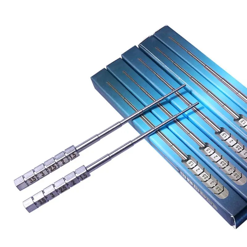 5 Sizes Jewelry Wire Ring Wrapping Step Mandel Steel Round Bead Working Loop DIY Jump Ring Metal Jewelry Forming Tools