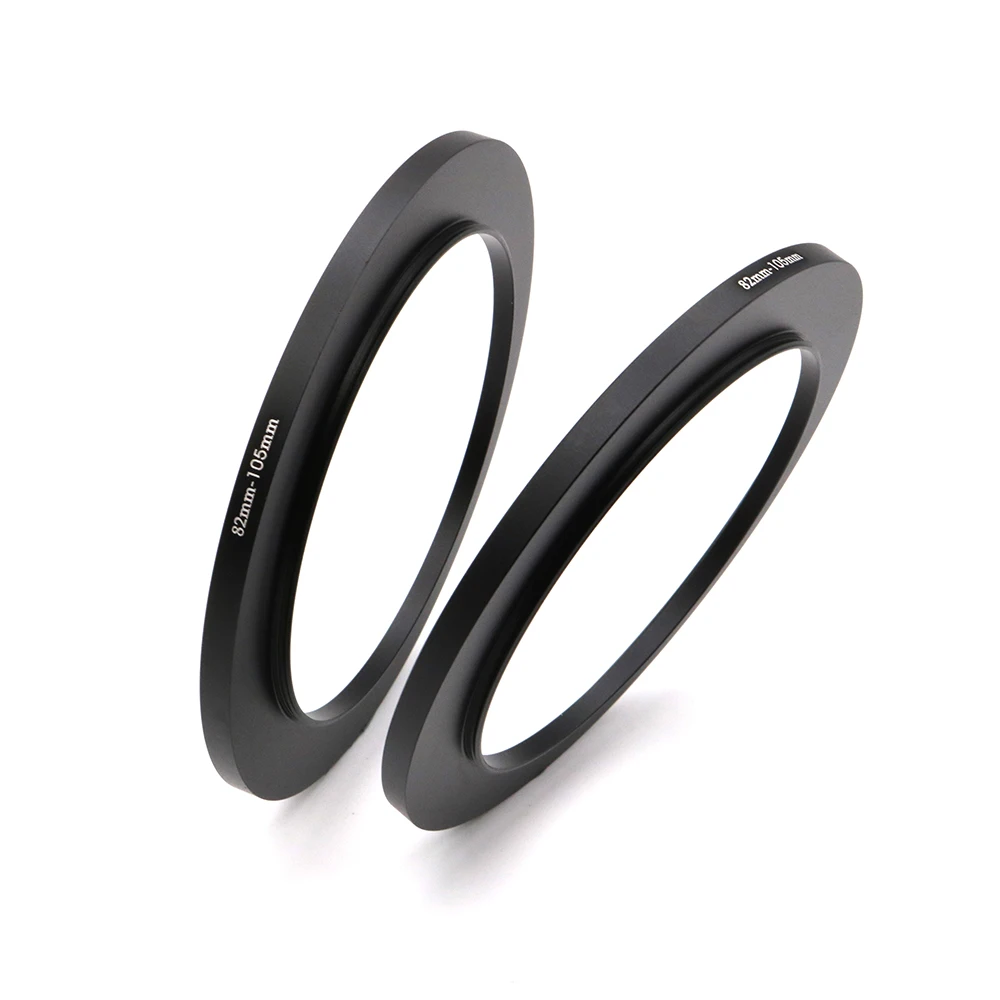 Anel adaptador de filtro de anel de 2 peças step-up/step-down, 82mm-62/67/72/77/82/86/95/105mm