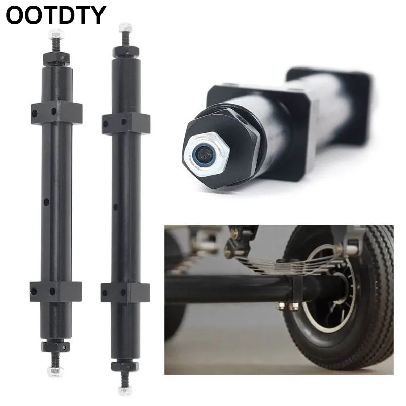 Metal Unpowered Rear Axle 120mm 140mm for 1/14 Tamiya Trailer 1/10 RC Car DIY Upgrade Parts