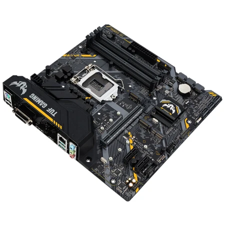 Asus TUF B360M-PLUS Gaming S Motherboard LGA1151 4x DDR4 Max 64GB RAM Intel B360 chipset Micro ATX HDMI SATA3 M2 DVI bekas