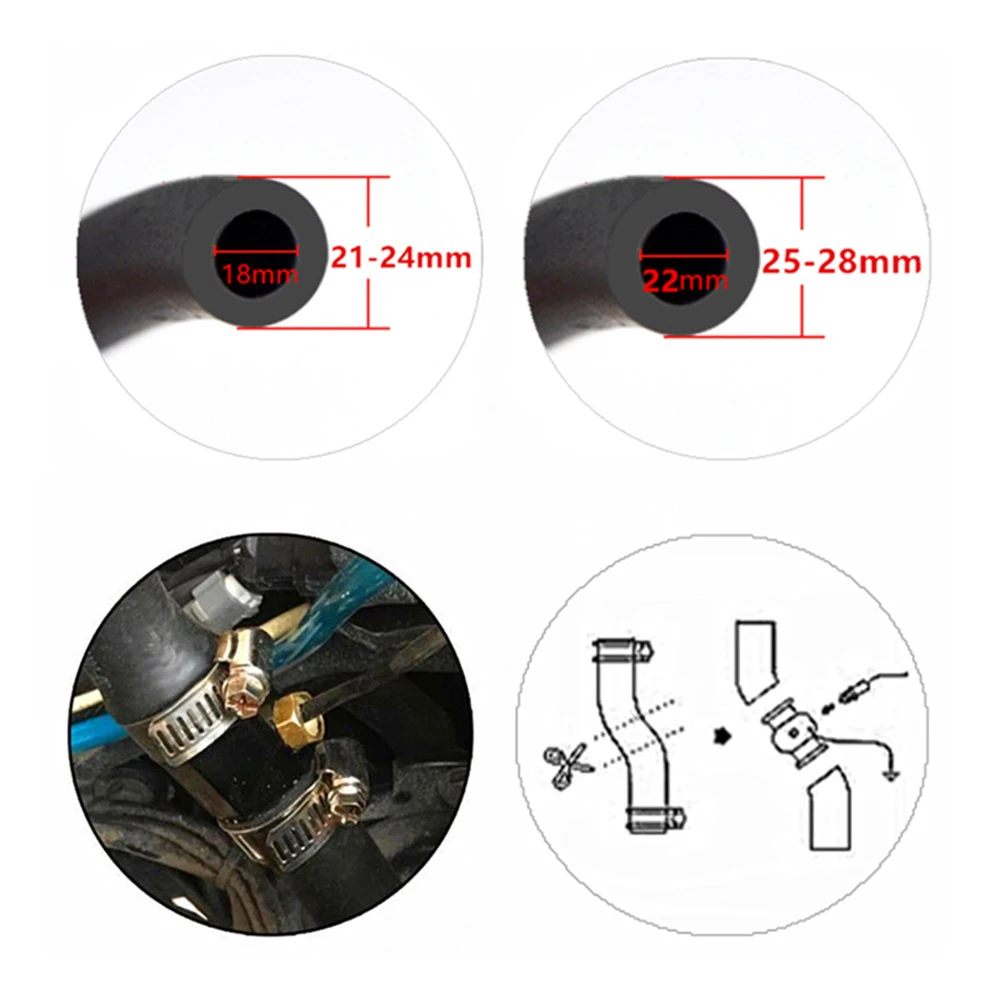 KOSO-medidor de temperatura del agua para motocicleta, Mini termómetro Universal para XMAX300, CB400, MT 07 09, Sensor de carreras para Scooter