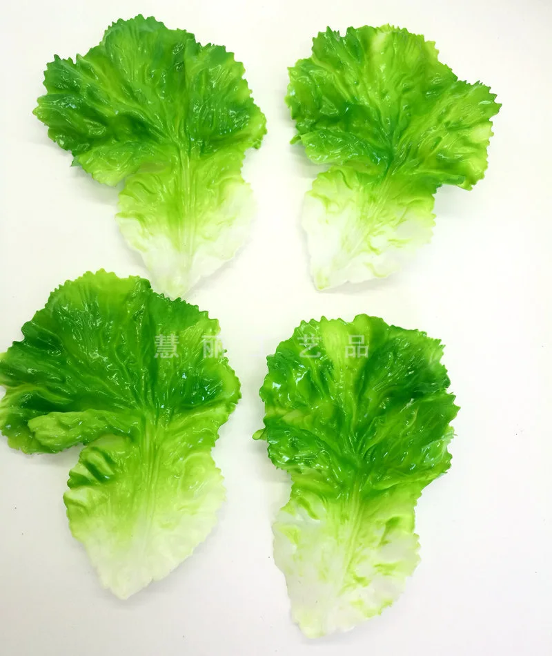 Plastic decoration simulation lettuce leaf creative simulation plant artificial cauliflower leaf restaurant decoration party chi