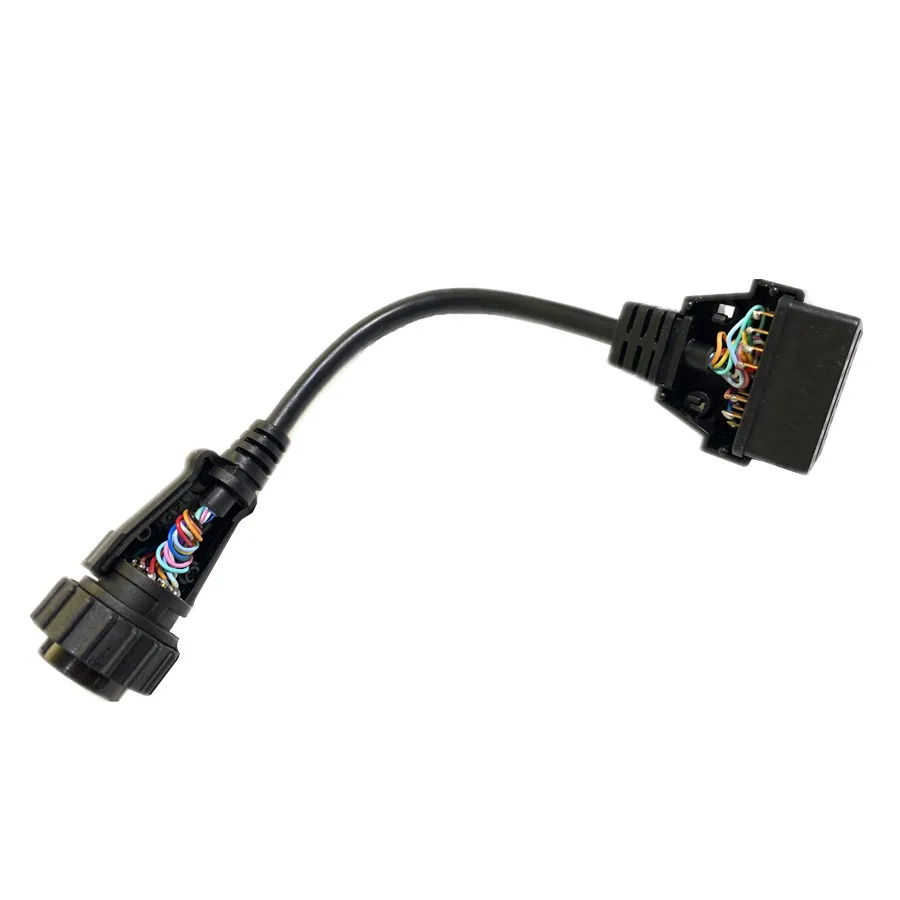 14pin Full Pin Cable To OBD2 16pin Cable OBDII Connector OBD 2 Adapter Car Diagnostic Tool 14 Pin