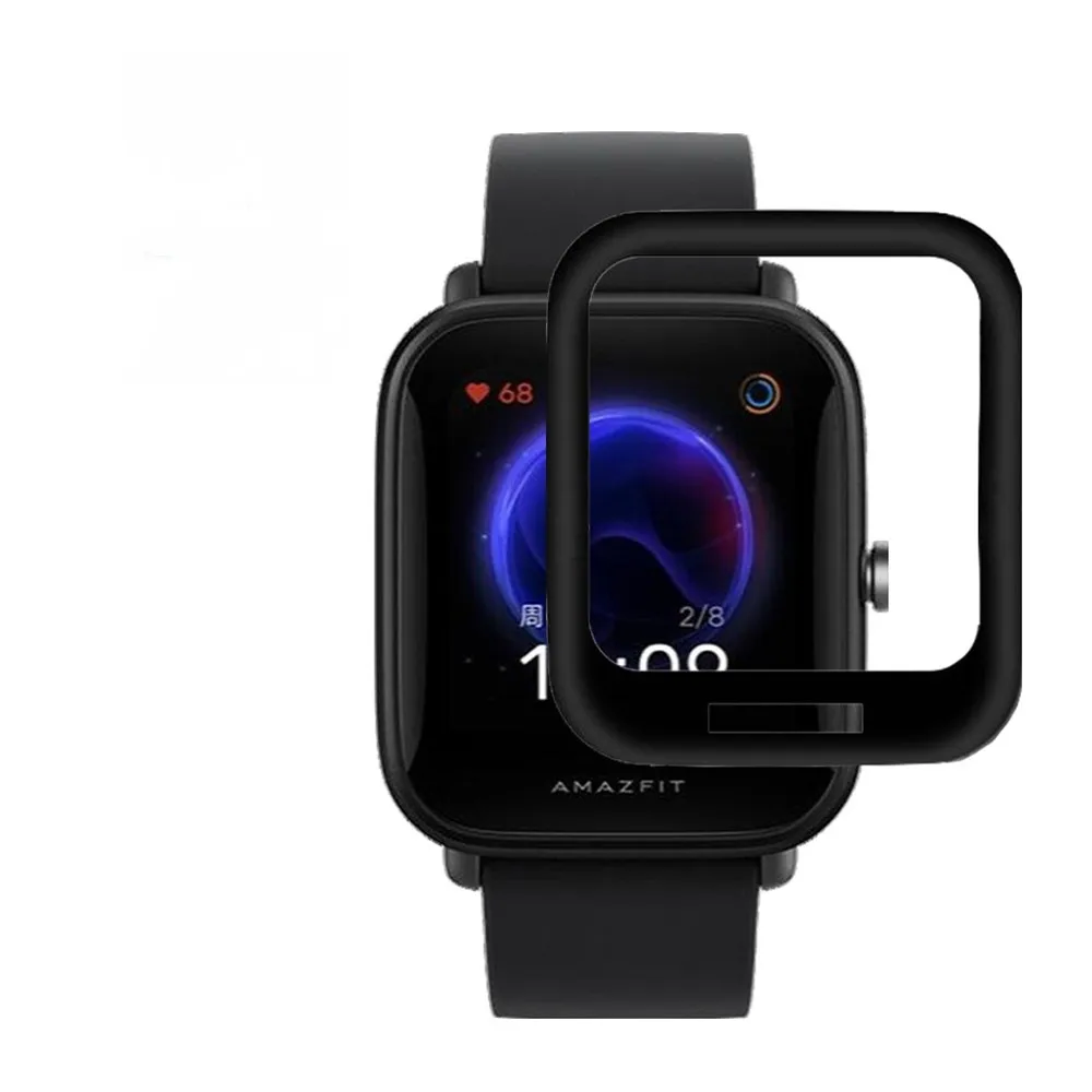 Mềm Mại Bảo Vệ Bộ Phim Bảo Vệ Cho Xiaomi Huami Amazfit GTS 2 Mini GTS2 GTR 2 Bip U POP Pro 3D Cong full Màn Hình Bảo Vệ Bộ Phim