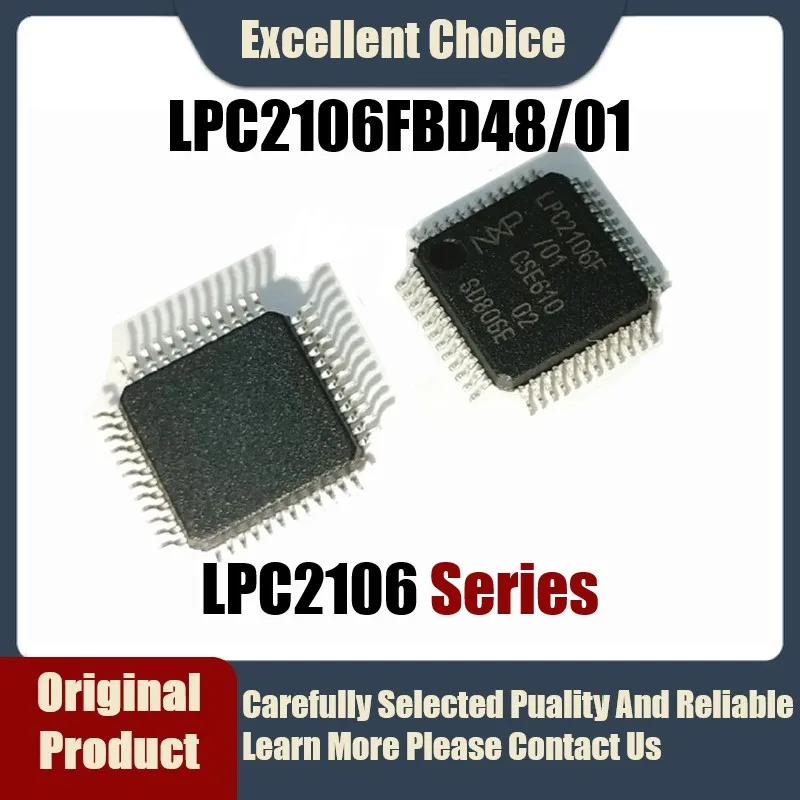 2-10Pcs/Lot Original Authentic LPC2106FBD48/01 LQFP-48 Microcontroller Chip LPC2106FBD48 LPC2106 2106FBD48