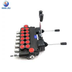 6P80 + 2 joysticks hydraulic directional control valve