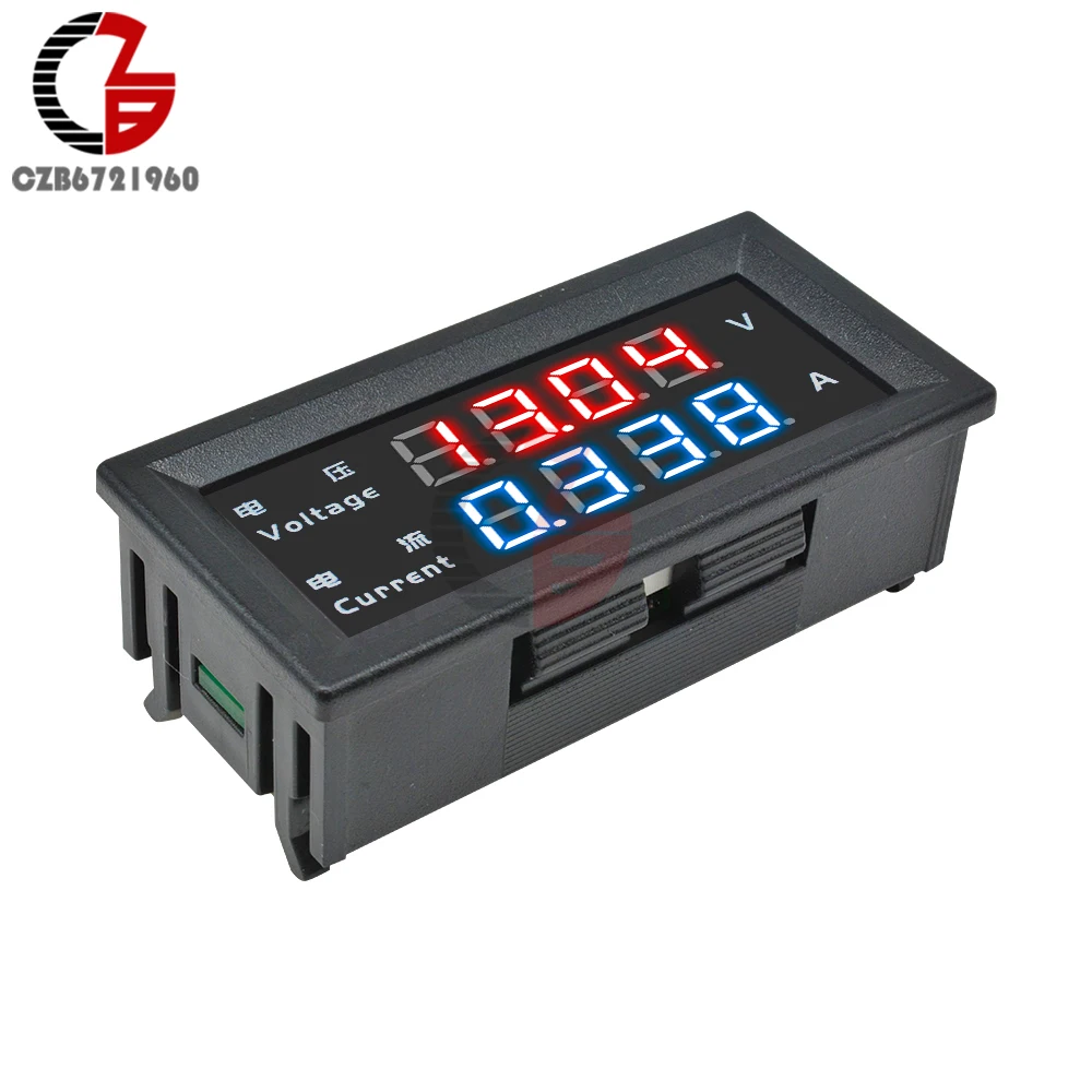 Voktta M4430 DC 100V 200V 10A voltmetro digitale elettronico amperometro 0.28 \'\'Display a LED regolatore di tensione Volt AMP Meter Tester