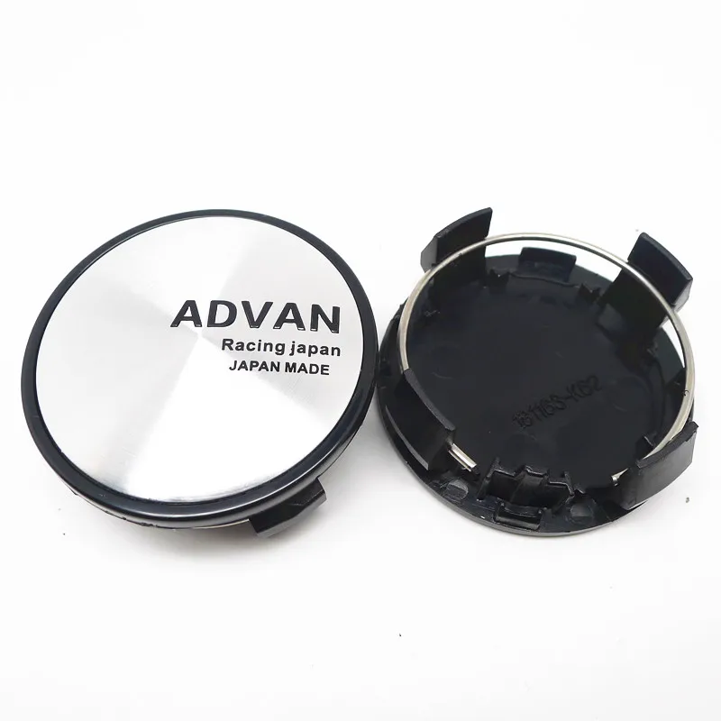 4pcs 62mm ADVAN Car Wheel Center Hub Cap For REIZ CROWN Highlander Corolla Rim Badge Emblem Styling Accessories