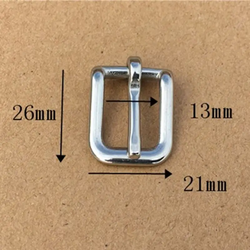 10pcs Stainless Steel Belt Buckle16mm Shoes Buckle Bridle Hardware Rein Accessory 18mm 20mm 26mm