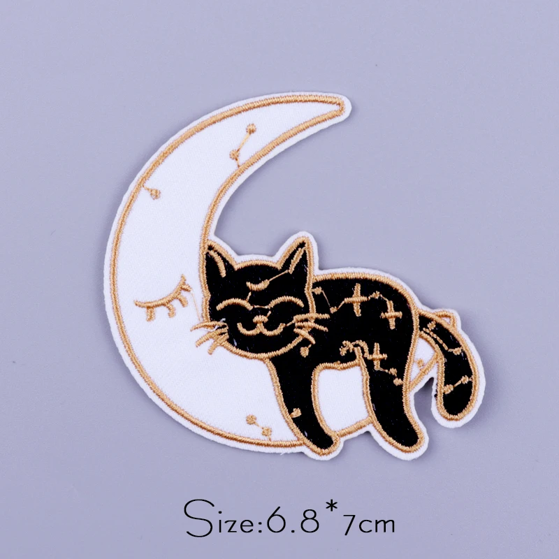 Cartoon Tier Eisen Auf Patch Auf Kleidung Gestickte Patches Für Kleidung Thermoadhäsive Patches Katze Dinosaurier Patch Kleidung Abzeichen – Detail 26