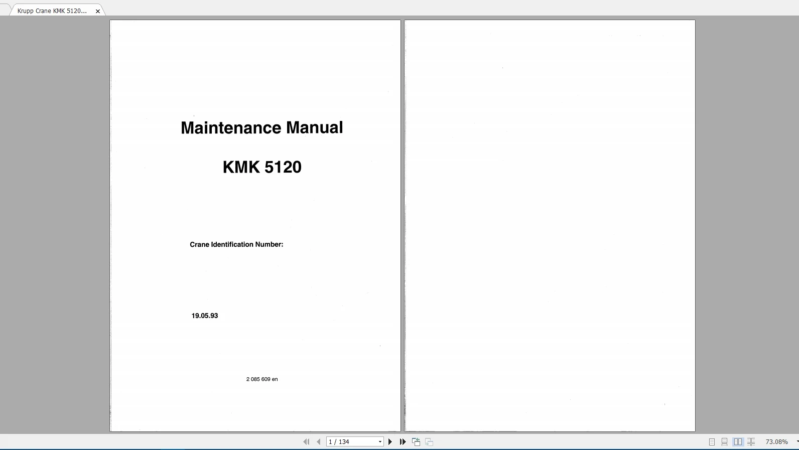 Krupp Crane KMK 1.1GB Spare Parts ,Maintenance, Manuals and Schematic PDF DVD