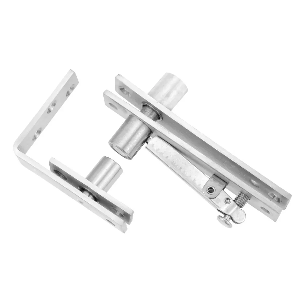 

360 Degree Shaft Rotation Axis Wooden Door Hinge Hidden Adjustable Gap Shaft Up and Down Door Pivot Hinge Hardware tool