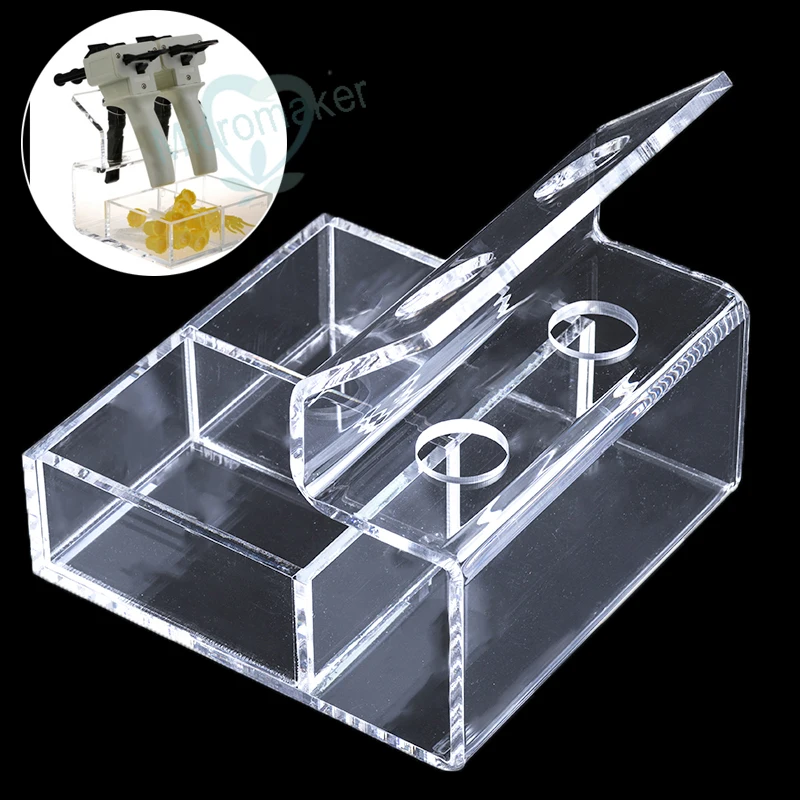 

1 pc Dental Impression Cartridge Delivery Dispenser Gun Mixing Tips Organizer