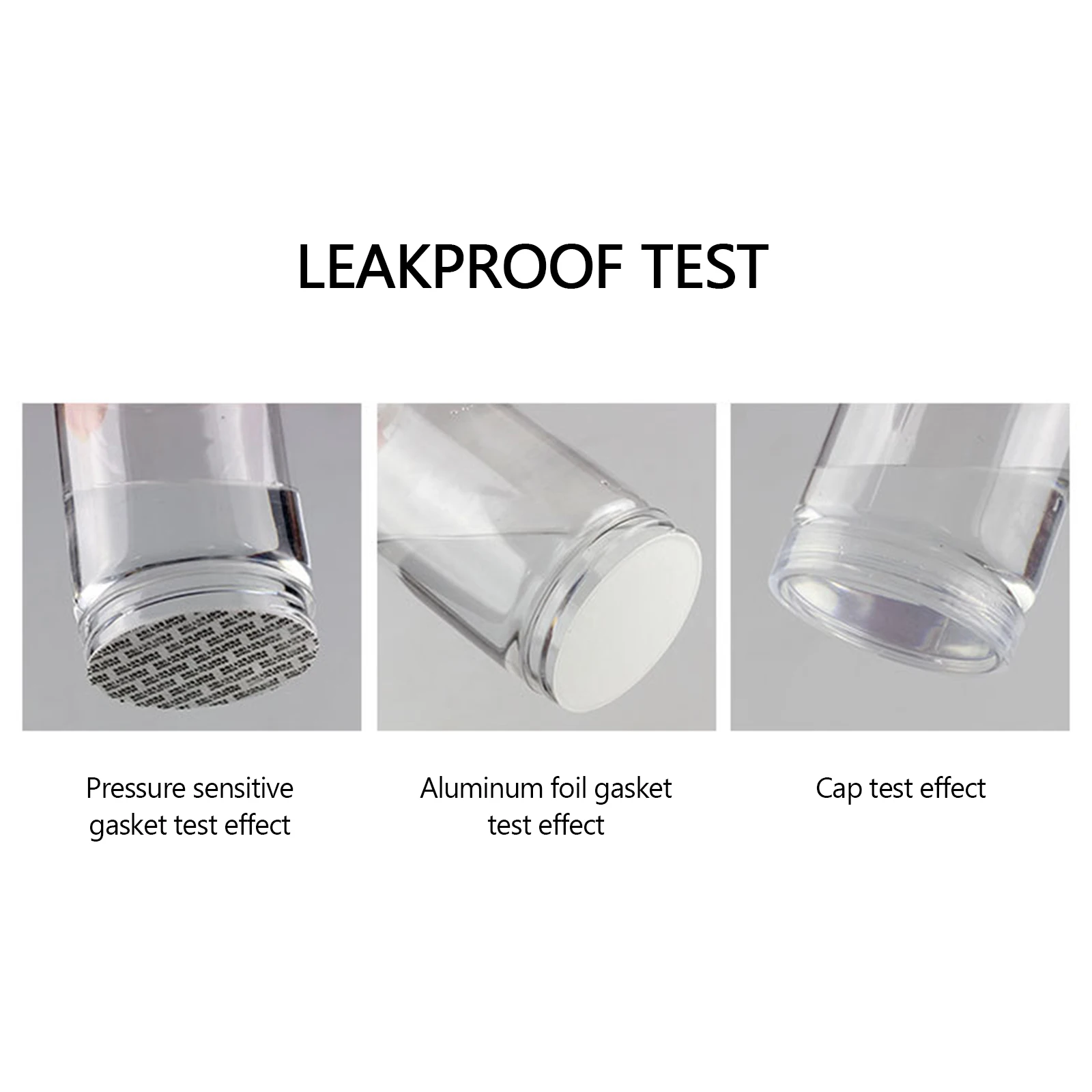 50ml/100ml/150ml/200ml/300ml Aluminum Cap Transparent Plastic Sealed Can Food Beverage Milk Tea Stationery Straight Tube Bottle