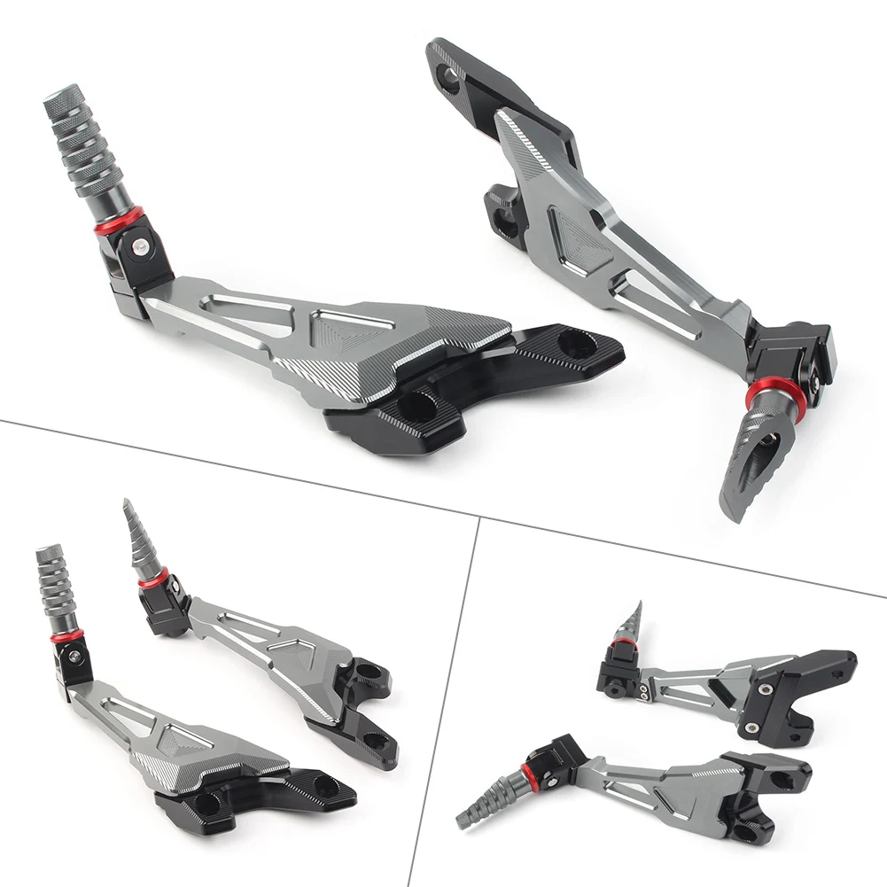 

Gray CNC Rear Passenger Footrest Foot Rest Pegs Rearsets for BMW 2010 2011 2012 2013 2014 2015 2016 2017 2018 S1000RR