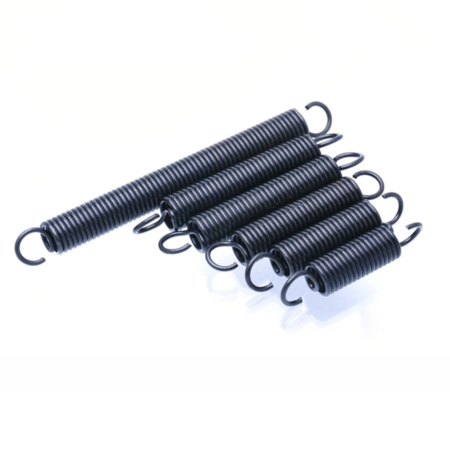 10Pcs Small Extension Spring Wire Diameter 0.8mm Steel Tension Spring With Hooks Outer Diameter 6mm 7mm 8mm 10mm Length 15-60mm