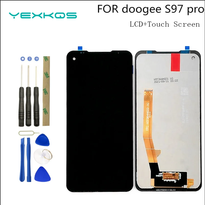 6.39 Inch Original100% Tested For Doogee S97 PRO LCD Display + Touch Screen Digitizer Assembly Replacement For doogee S97PRO