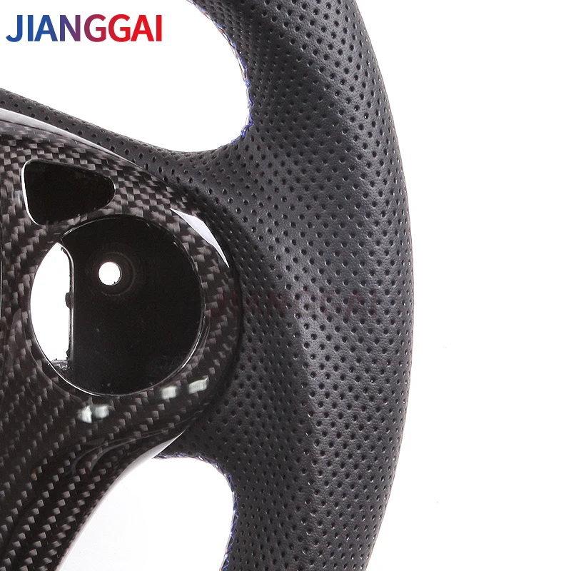 Carbon Fiber LED Steering Wheel Fit For Honda accord 9th 2013-2017 Perforated Leather Racing Wheel