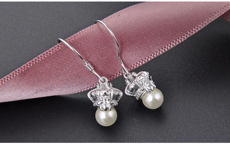 

925 sterling silver pearl earrings female personality popular earrings jewelry accessories