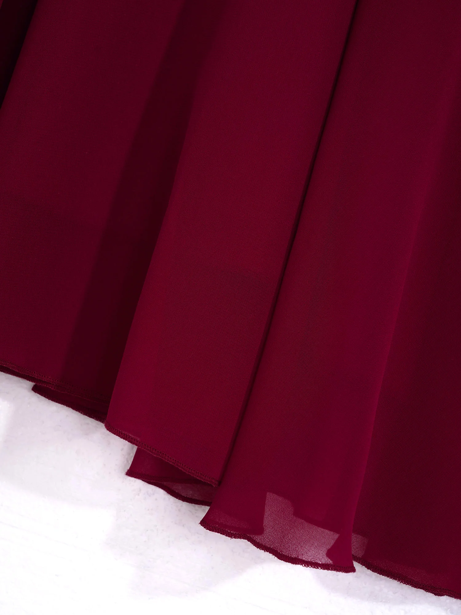 فستان صيفي شيفون للفتيات الصغيرات فستان فتاة الزهور فستان الأميرة لحفلات الزفاف ووصيفة العروس وحفلات أعياد الميلاد بدون أكتاف فستاين سهرة/فساتين الحفلات #5