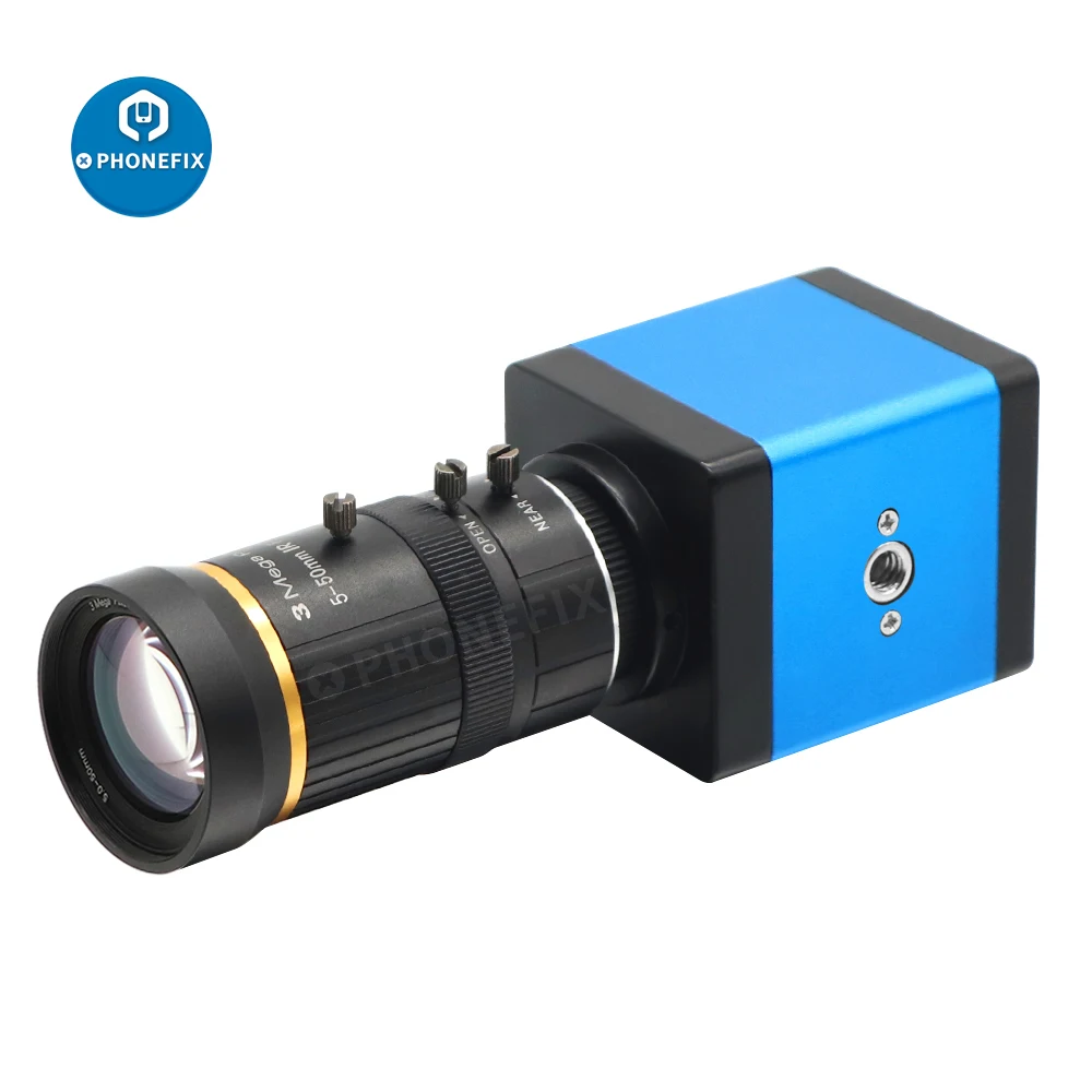Câmeras Industriais da Visão da Máquina de Hdmi Vga Webcam de Alta Velocidade com c Cs-lente Manual do Cctv do Zumbido da Montagem para o Ensino Que Flui ao Vivo