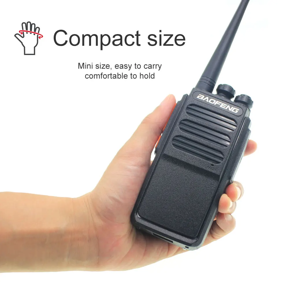 Baofeng BF-C5 Walkie Talkie 5W UHF 400-470MHz Handheld Transceiver Ham CB Radio Amateur Communicator Portable Two Way Radio