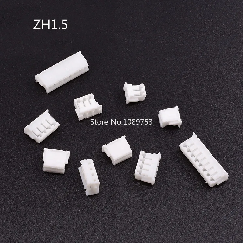 50pcs 1.0mm 1.25mm 1.5mm 2.0mm 2.54mm SH JST PH XH Housing Shell Connector 2/3/4/5/6/7/8/9/10P 1.0 1.25 2.0 2.54 Plastic Plugs