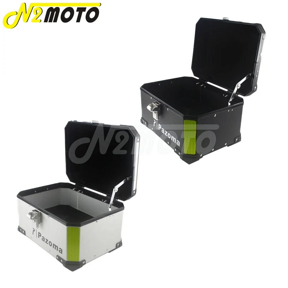 Universal Waterproof Rear Box Top Case 45L Cargo Passenger Luggage Box for BMW R1200GS Honda CRF NC700X NC750X Suzuki Tail Box