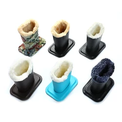 PU Leather Eyeglass Holder Sunglass Stand With Soft Plush Lining Eyeglass Holder