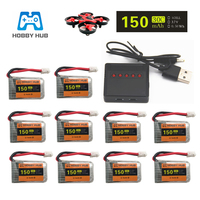 Battery For JJRC H36 NH010 battery 3.7V 150mAh For E010 E011 E012 E013 Furibee F36 RC Quadcopter Parts Lipo Battery