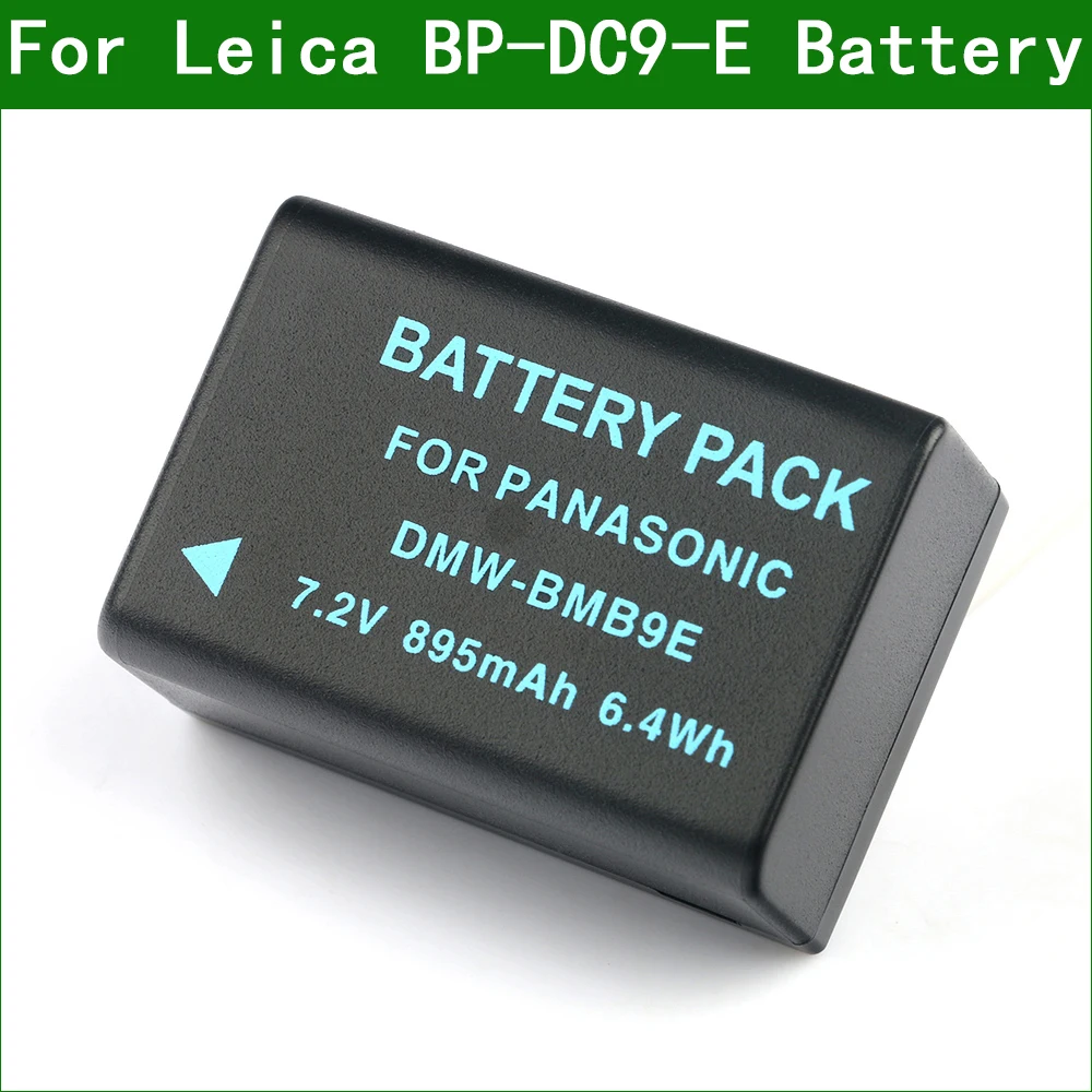 BP-DC9 BP-DC9-E BP-DC9-U Digital Camera Battery + Charger For Leica V-Lux 2, V-Lux 3 BC-DC9 BC-DC9-E BC-DC9-U