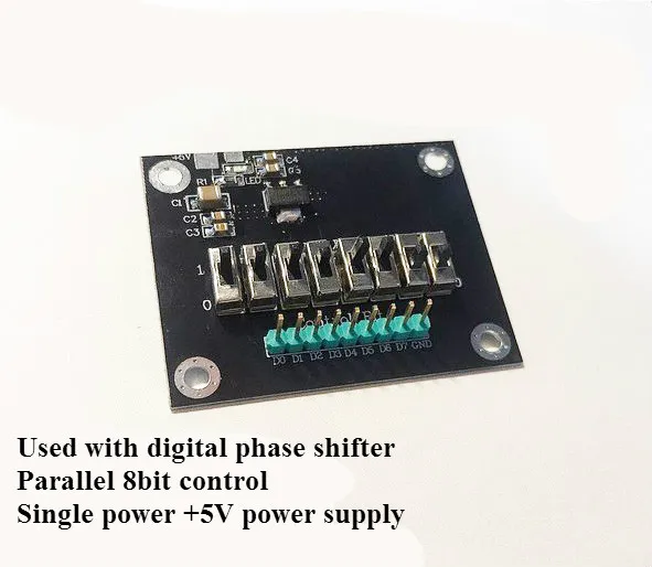 

Microwave Phase Shifter Control Panel 8bit Parallel Control Panel Phase Shifter Control Panel of RF Phase Shifter