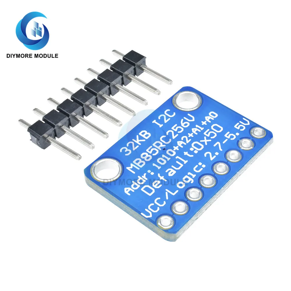 MB85RC256V FRAM Breakout Board Memory IC I2C Non-Volatile 2.7-5.5V For IoT Sensor Portable Wearable Device