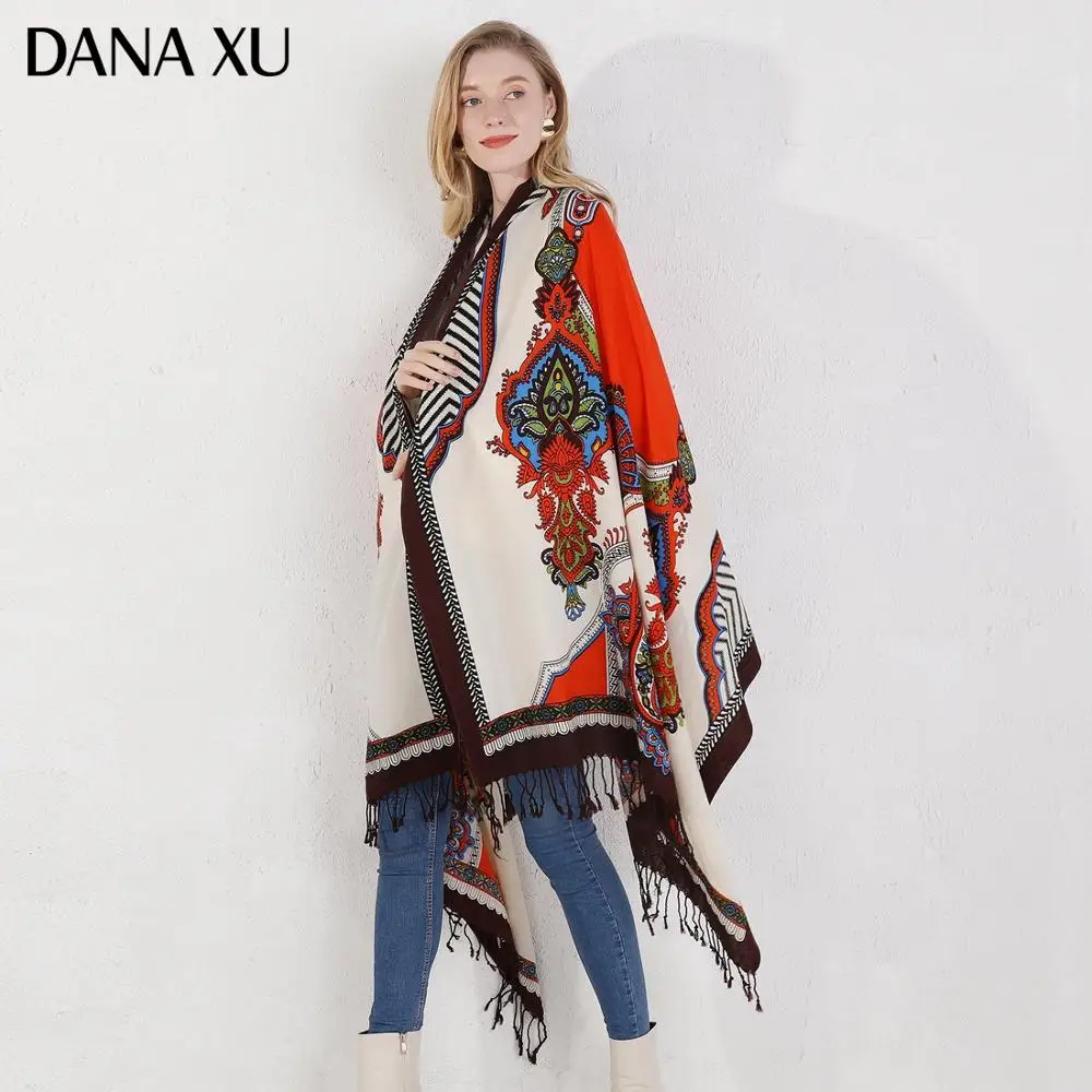 Fashion Winter Scarf For Women Cashmere Warm Plaid Pashmina Scarf Luxury Brand Blanket Wraps Female Scarves And Shawls 2020