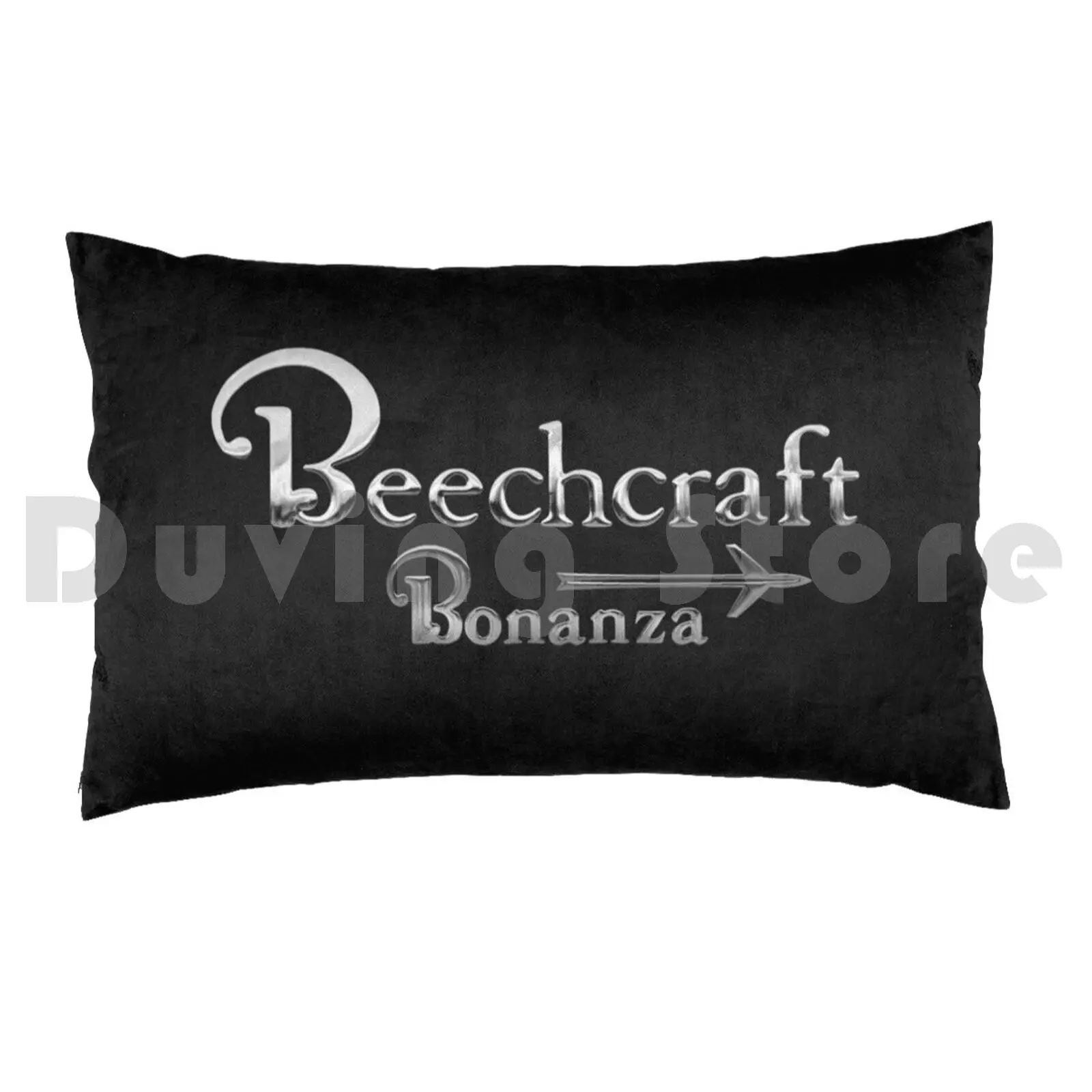 Bonanza Usa Pillow Case DIY 50*70 Bonanza Usa Mooney Cessna Lear Pilot Plane Aviation Travel Air Boeing Vintage