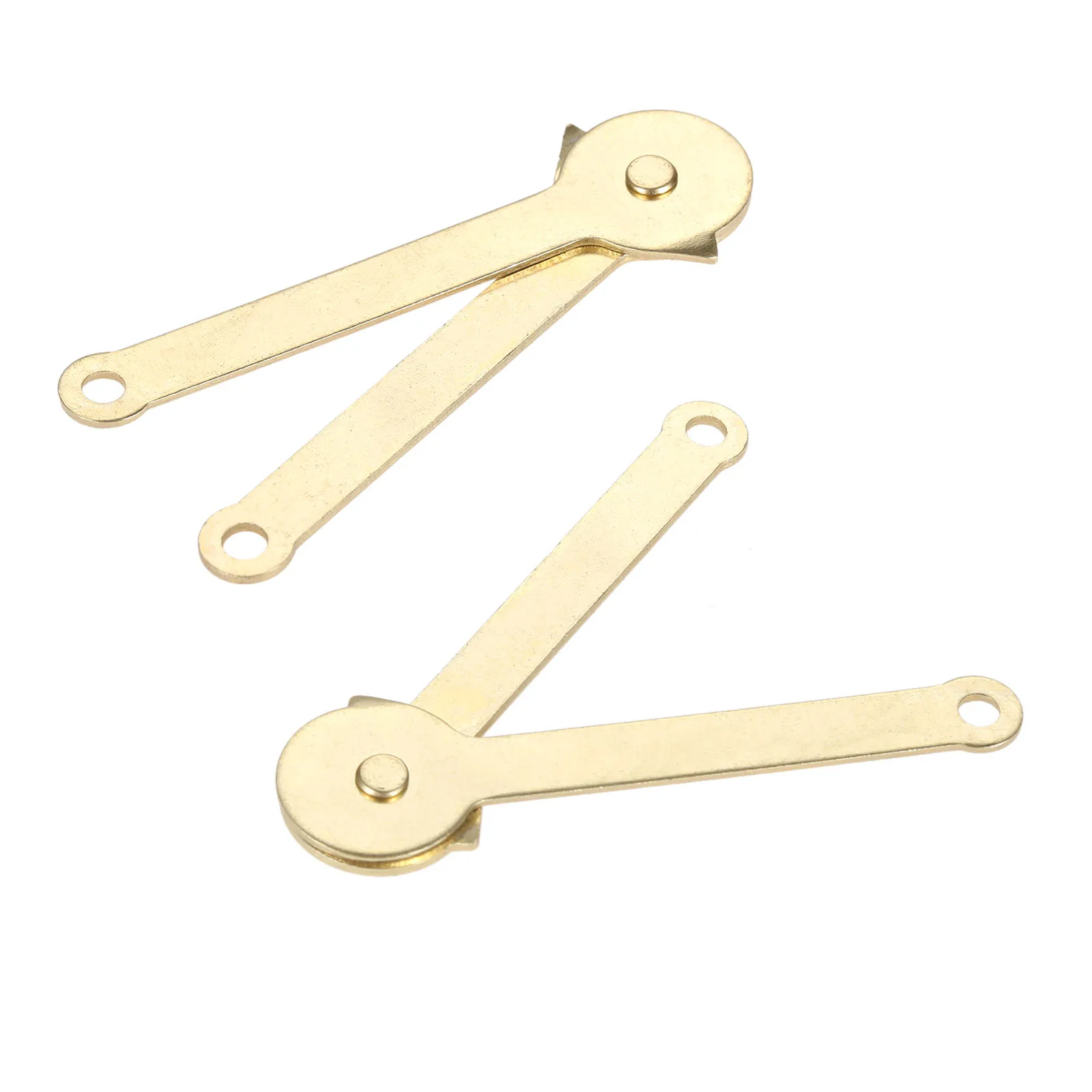 DRELD 2Pcs Lid Support Hinges Box Display Furniture Cabinet Door Kitchen Cupboard Hinges Lid Stays Furniture Fitting 68*8mm