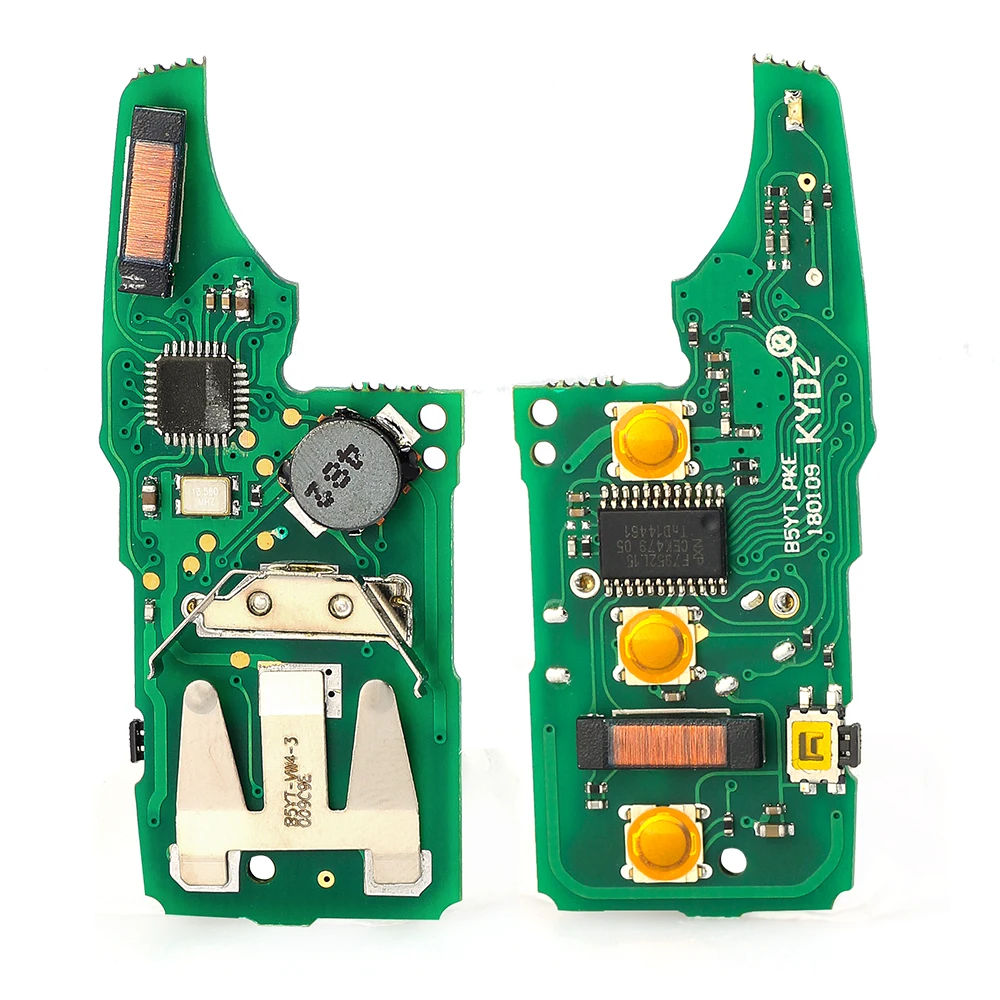 Keyecu Keyless-Go Remote Key 3+1 Buttons 315MHz for Volkswagen 2011 2012 2013 2014 2015 2016 2017 (Models with Prox) NBG010206T