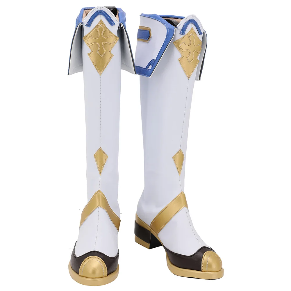 Genshin Impact Sucrose Cosplay scarpe stivali costumi di Halloween accessorio su misura