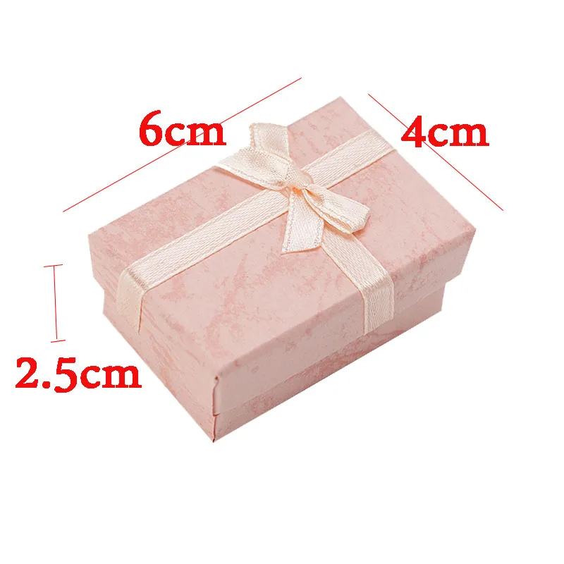 60pcs Jewelry Box Earrings Necklace Rings Gift Box Packaging High Quality Paper Jewelry Display with White Sponge