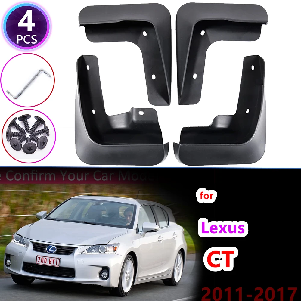 

Mudflap for Lexus CT 200H CT200H FSport F Sport 2011~2017 Fender Mud Guard Flap Splash Flaps Mudguard Accessories 2012 2015 2016