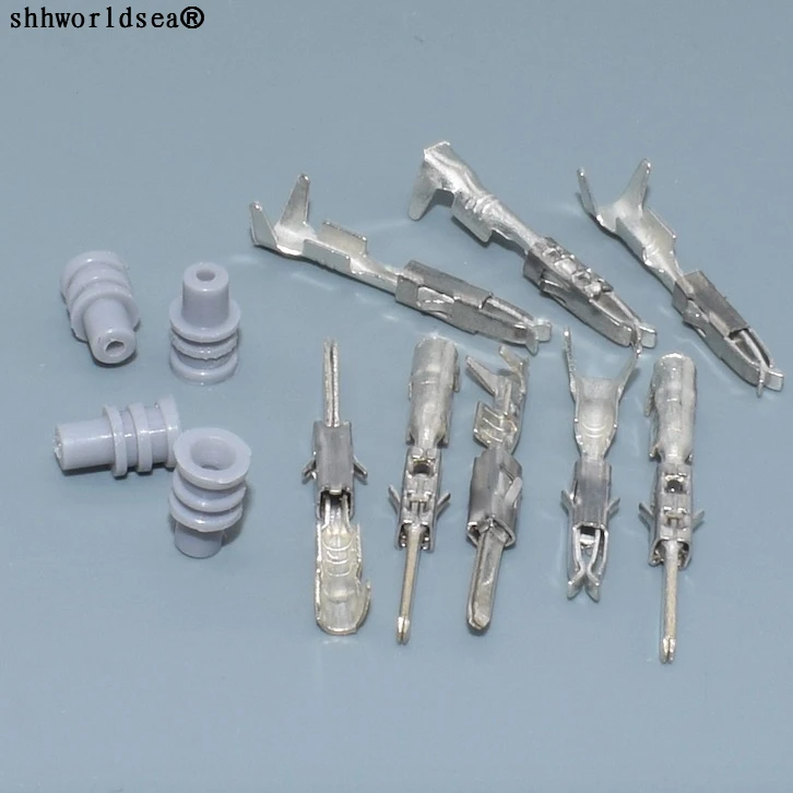 

shhworldsea grey seals Male female wire Crimp terminal Pin 964269-2 964274-2 for VW Audi Seat Skoda Repair Auto spade connector