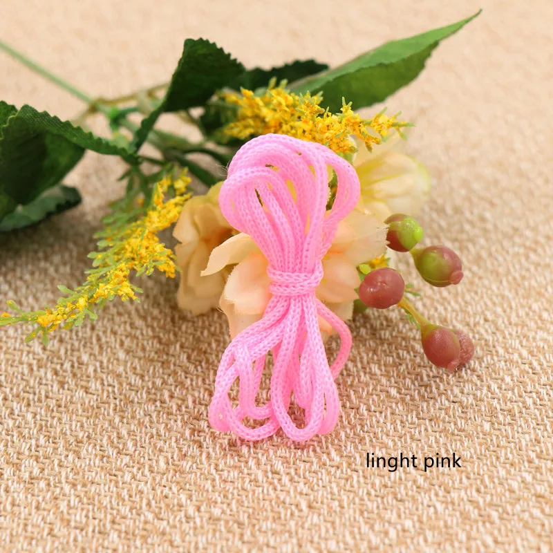 4/5/6mm PP Beam Mouth Polypropylene Rope Closing Cord Crochet Nylon Hollow Drawable Braided Hook Bag Portable Tying Rope