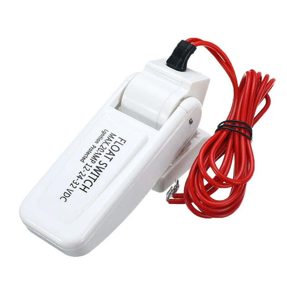 1Pc 12/24/32V Bilge Pump Automatic Control Switch for Electric Marine Boat RV Campers Submersible Water Pumps Float Switches