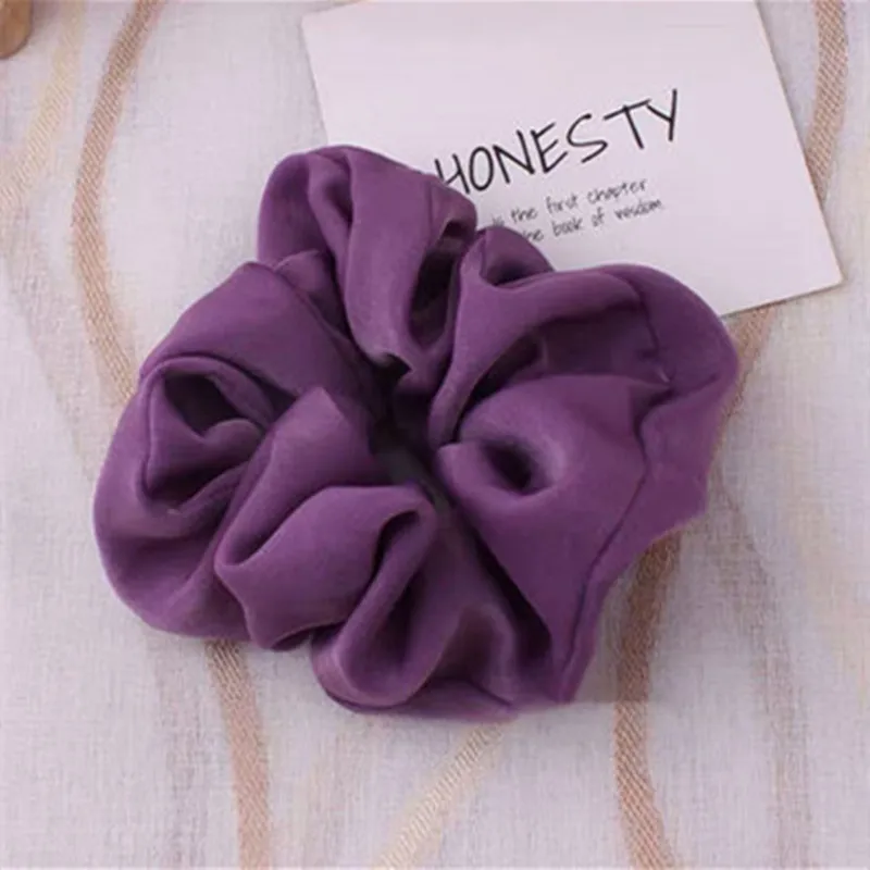 Purple Big Bow Hair Accessories Haipins Scrunchies Vintage Elegant Purple Velvet Exaggerated Women Hair Band Headband Wholesale