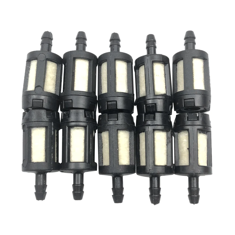 10Pcs Fuel Filter For ZAMA ZF-1 ZF1 for Stihl Poulan Husqvarna Chainsaw Trimmer Tool Parts