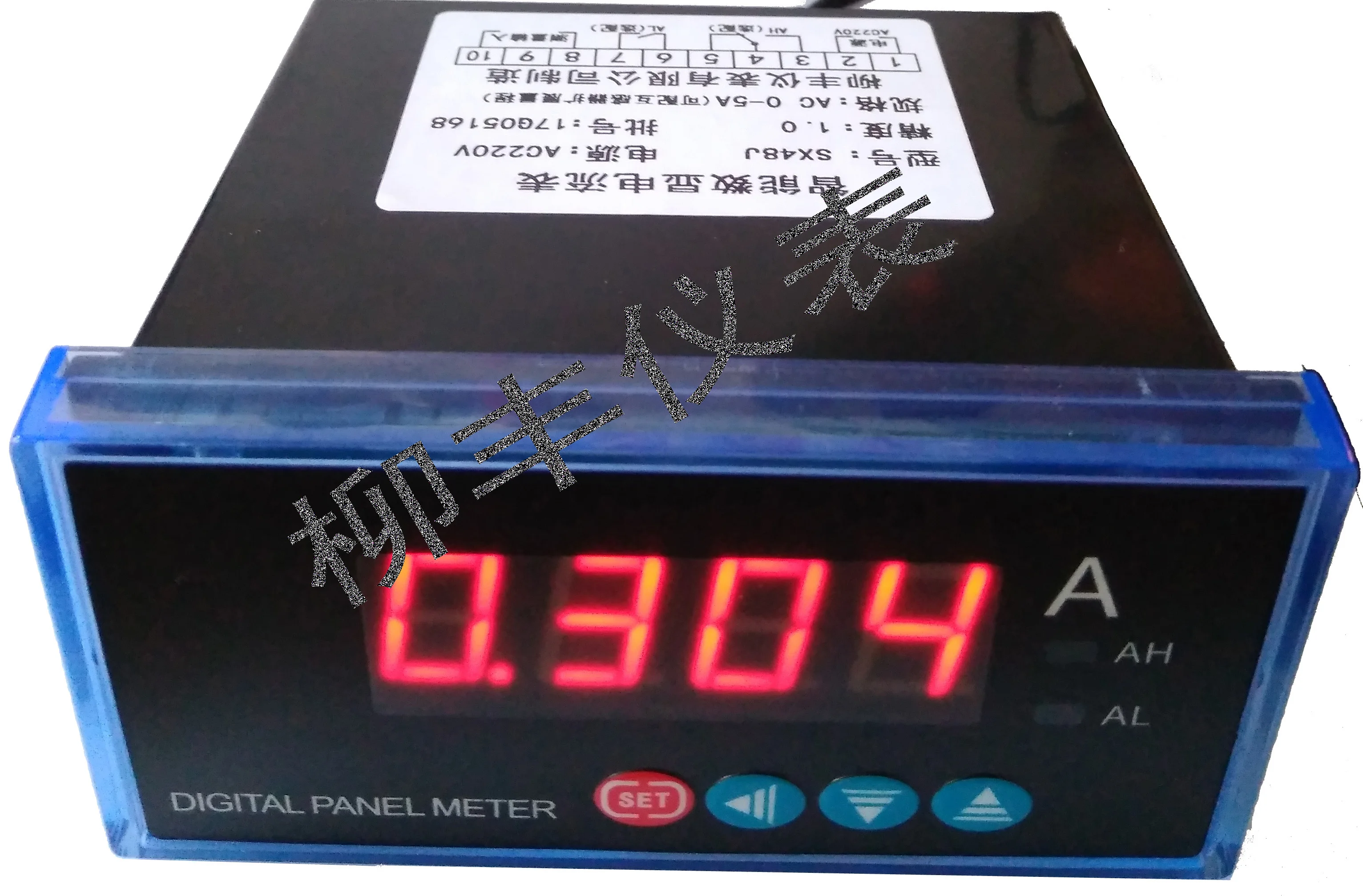 Inverter External Digital Display Meter 0-10V Motor Tachometer Ammeter 4-20mA Frequency Line Speed Meter SX48