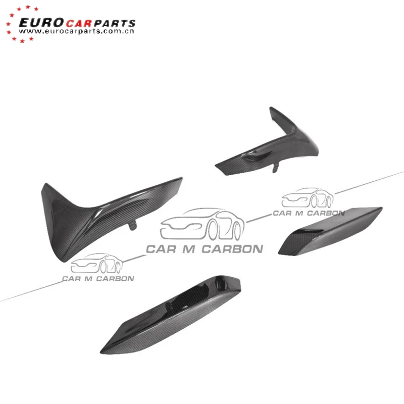 F82 canard fit for F80 M3 F82 M4 upper and below canard carbon fiber material MP style F80 M3 winglets