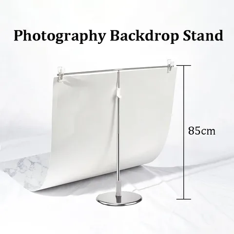 Стойки для фотофонов, регулируемые Т-образные стойки с зажимами для видеостудии топ 12 стенд с зеленым экраном - №11