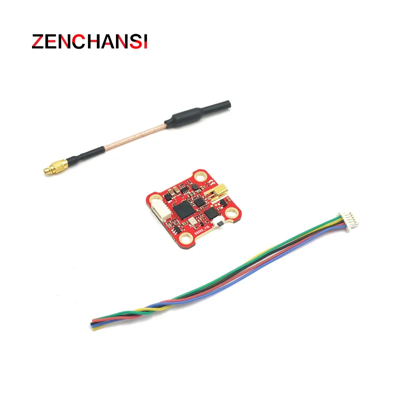 EWRF VTX20-600 5.8G 48CH nadajnik FPV PitMode 0/25mW/200mW/600mW 7-26V regulowany wyrzutnia VTX dla RC FPV Racing Drone